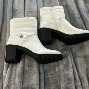 Alfani white lug sole Boots
